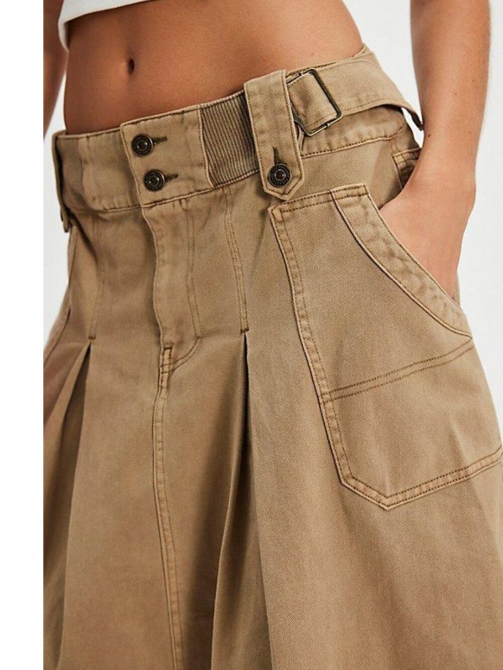 NWT Free People Sunday Sweetheart Midi Skirt - Picture 1 of 6
